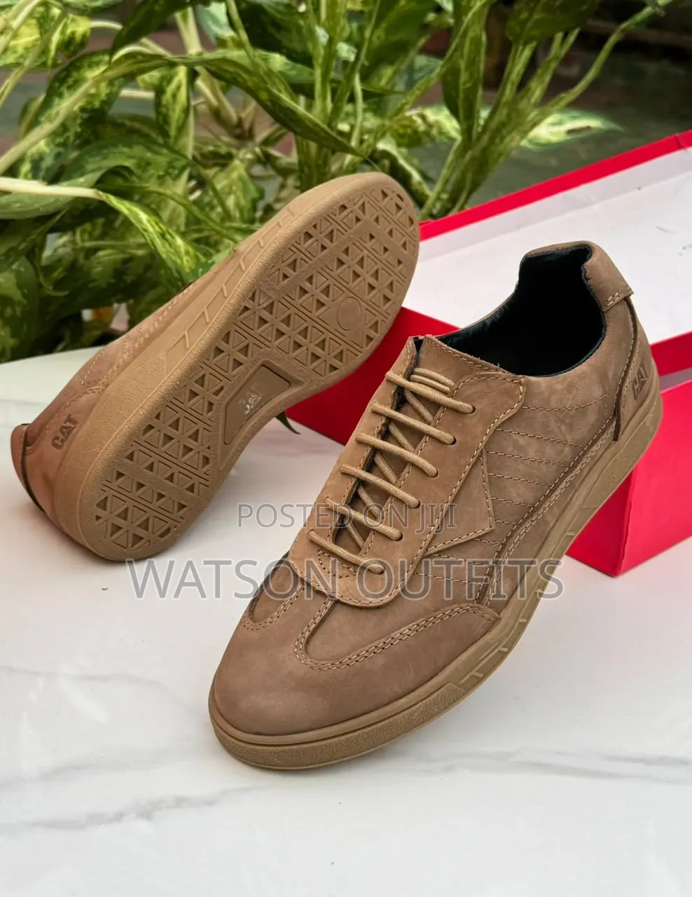 Men's Leather Shoes 3 Colours Cat Brand or Viatu Vya Kamba Na Visivyo