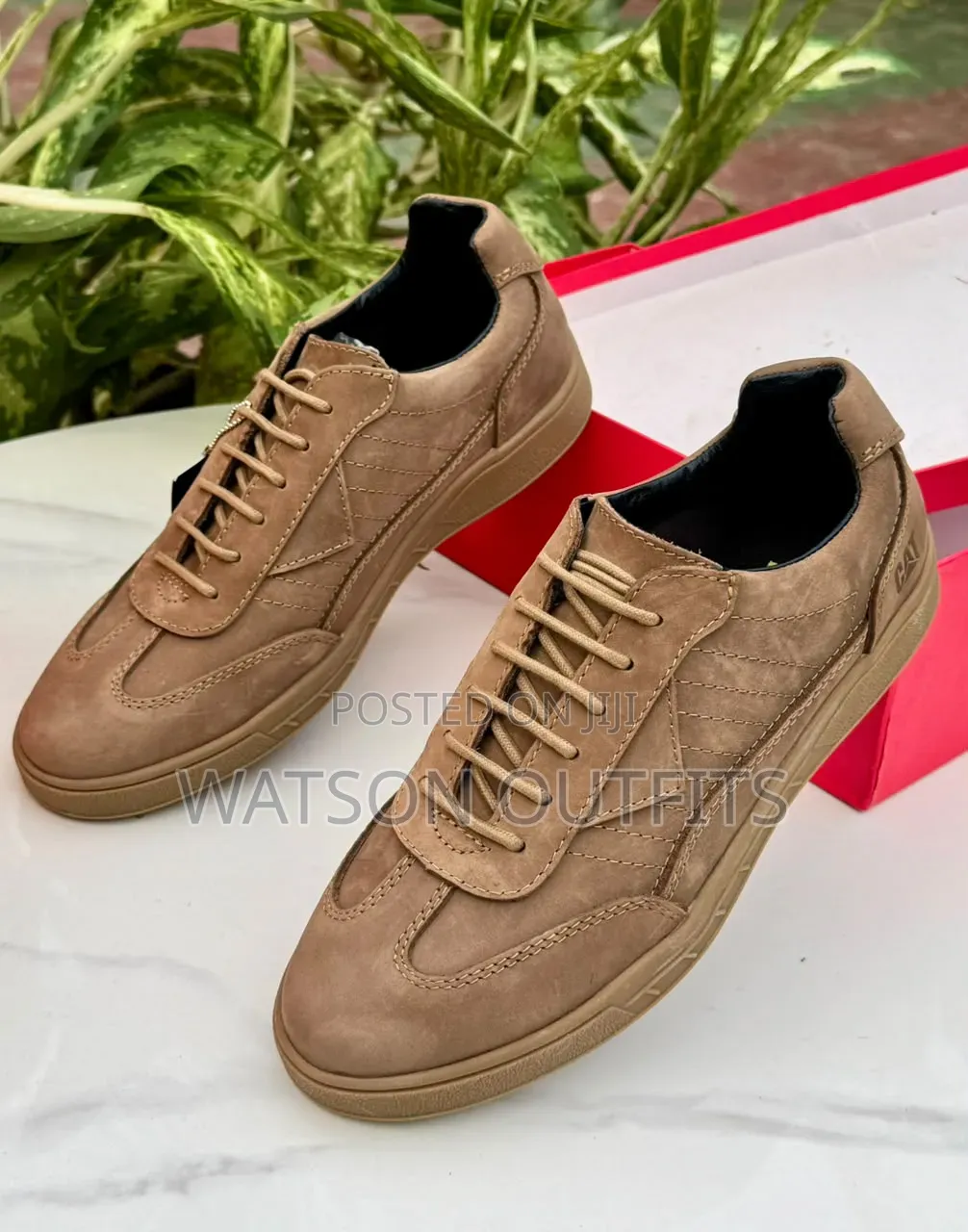 Men's Leather Shoes 3 Colours Cat Brand or Viatu Vya Kamba Na Visivyo