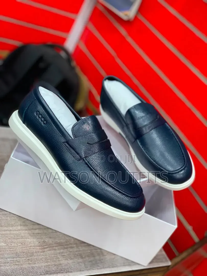 Ecco Brand 4 or Four Colours Men's Casual Leather Shoes New Original