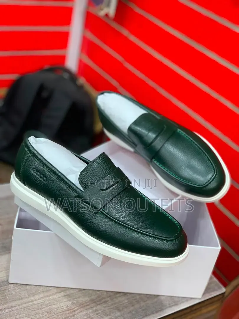 Ecco Brand 4 or Four Colours Men's Casual Leather Shoes New Original