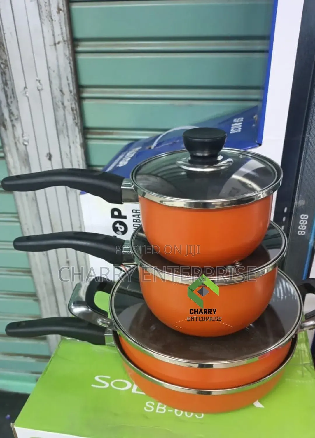 4 Piece Non Stick Cookware Set Sufuria Za Kupikia