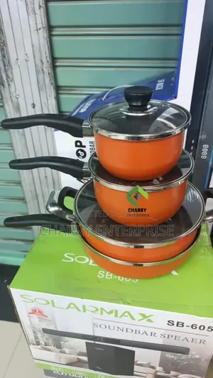4 Piece Non Stick Cookware Set Sufuria Za Kupikia