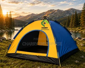 CAMPING TENT Portable and Waterproof 4 People *Size:220×250×165cm*