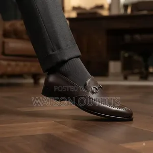 Dior Brand 2 Colours Men's Leather Shoes or Mocca Za Kiume Za Leather