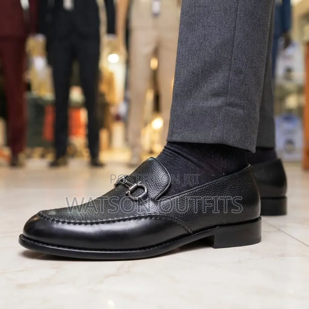 Dior Brand 2 Colours Men's Leather Shoes or Mocca Za Kiume Za Leather