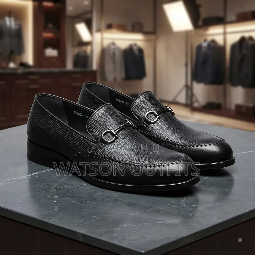 Dior Brand 2 Colours Men's Leather Shoes or Mocca Za Kiume Za Leather
