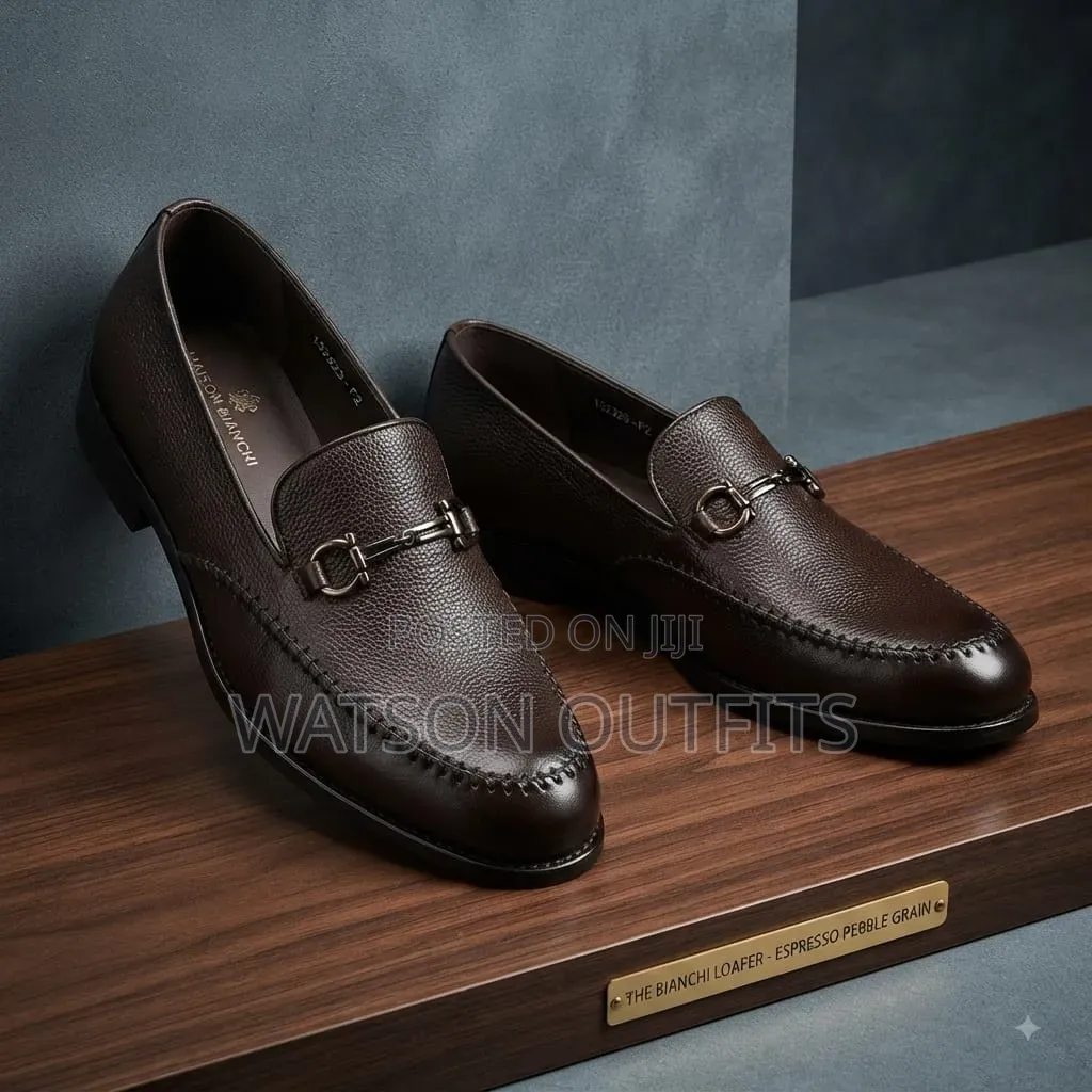 Dior Brand 2 Colours Men's Leather Shoes or Mocca Za Kiume Za Leather