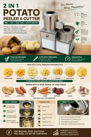 Potato Peeler Cutter