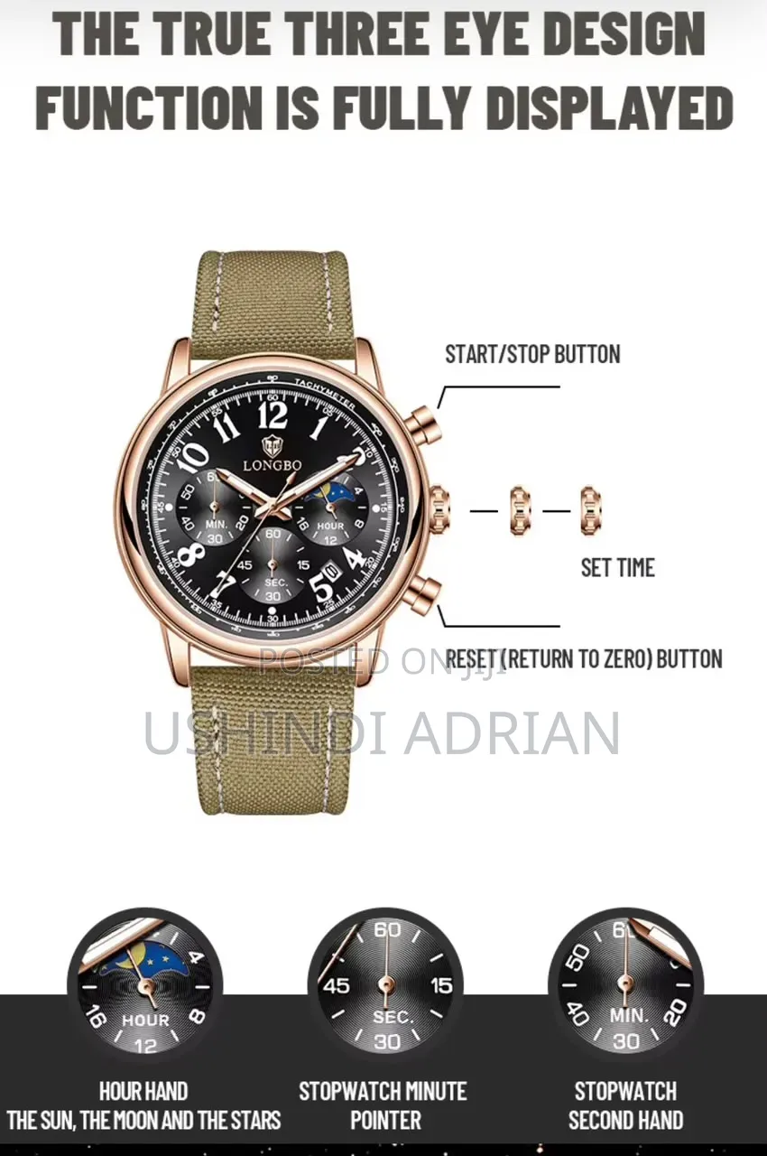 new Longbo Watches price: 70,000/=