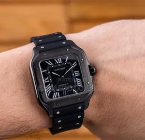 Black Santos De Cartier