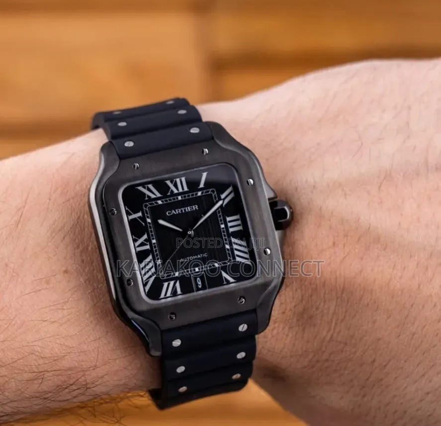 Black Santos De Cartier