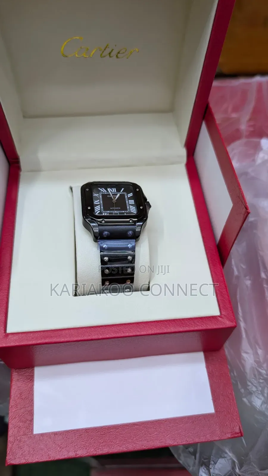 Black Santos De Cartier