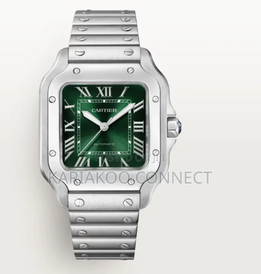 Silver and Navy Gold Santos De Cartier