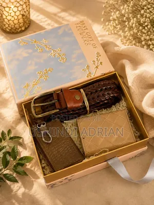 MEN’S GIFT SETSFULL BOXEDLeather WalletLeather BeltKey Holder
