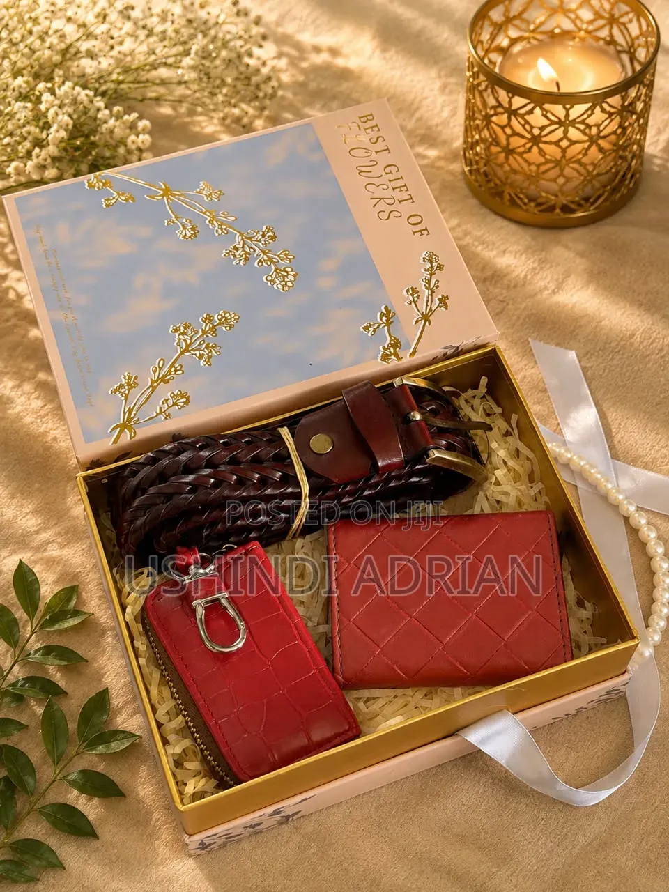 MEN’S GIFT SETSFULL BOXEDLeather WalletLeather BeltKey Holder