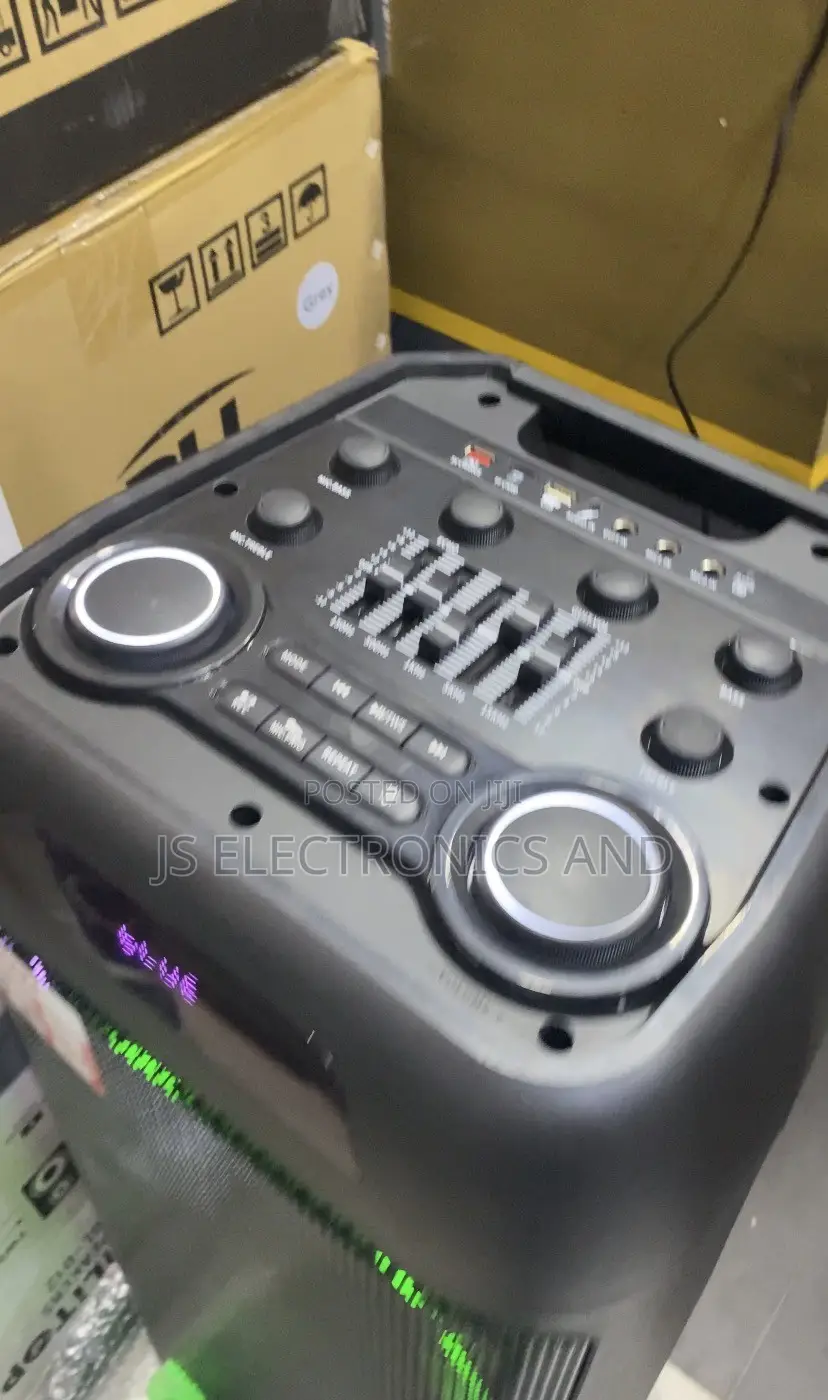 Alitop Speaker 80000W Rechargeable With Two Wireless Mic