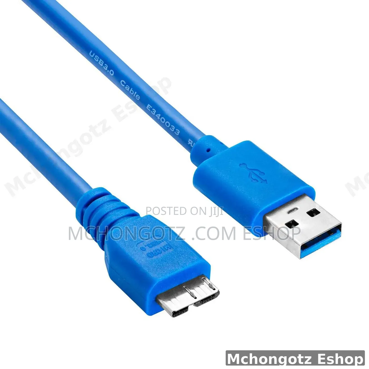 USB 3.0 Micro External Hard Drive Cable 1m (Blue)
