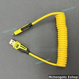 4-in-1 Fast Charging Spring Data Cable