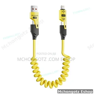 4-in-1 Fast Charging Spring Data Cable