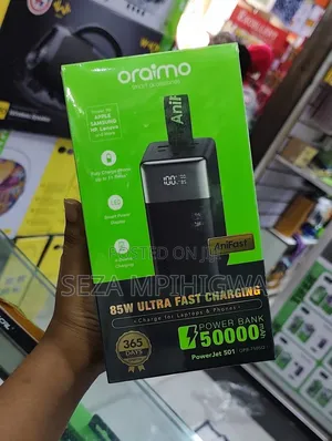 Oraimo PowerJet 501 – 50,000mAh 85W Fast Charging Power Bank