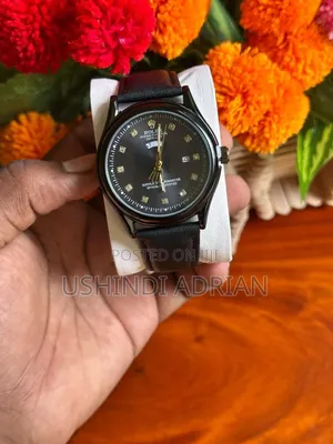 rolex Leather Watch