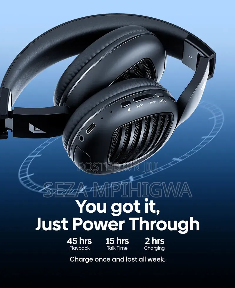Wireless Bluetooth Headphones V5.0 – 45H Playback | AUX SD Card