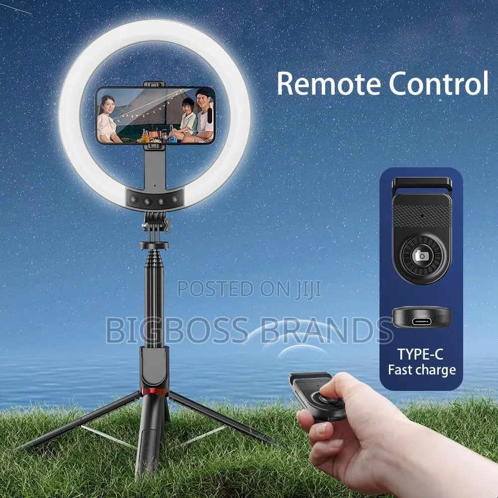 Rechargable Selfie Tripod Light