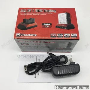 Dual Slot Hard Drive Docking Station (2.5" – 3.5" SATA IDE) With