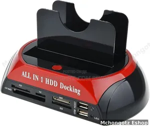 Dual Slot Hard Drive Docking Station (2.5" – 3.5" SATA IDE) With