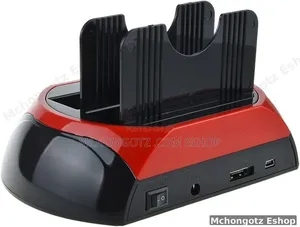 Dual Slot Hard Drive Docking Station (2.5" – 3.5" SATA IDE) With