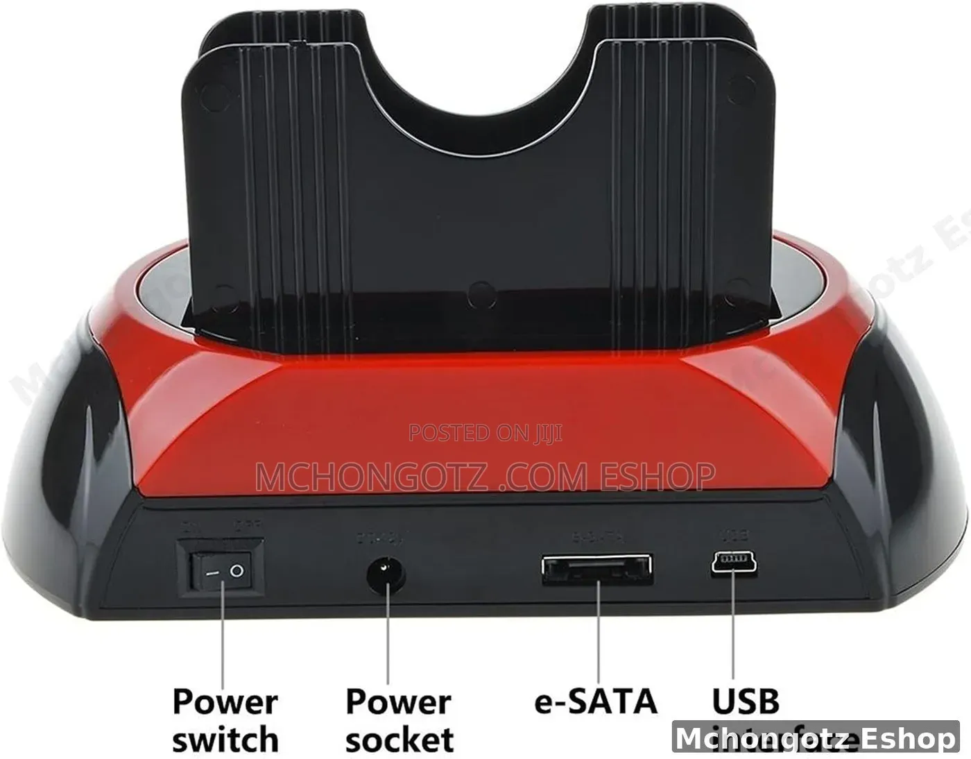 Dual Slot Hard Drive Docking Station (2.5" – 3.5" SATA IDE) With