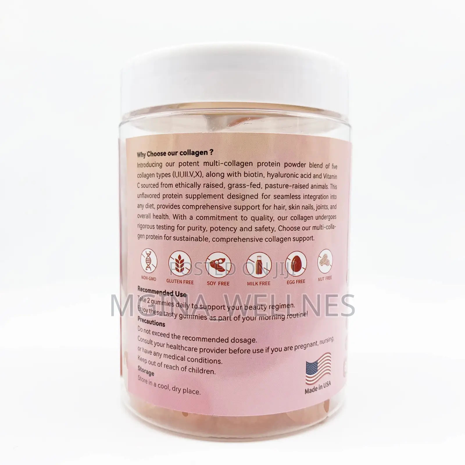 Supreme Glow Collagen Gummies for Skin,Nails,Hairs and Joints