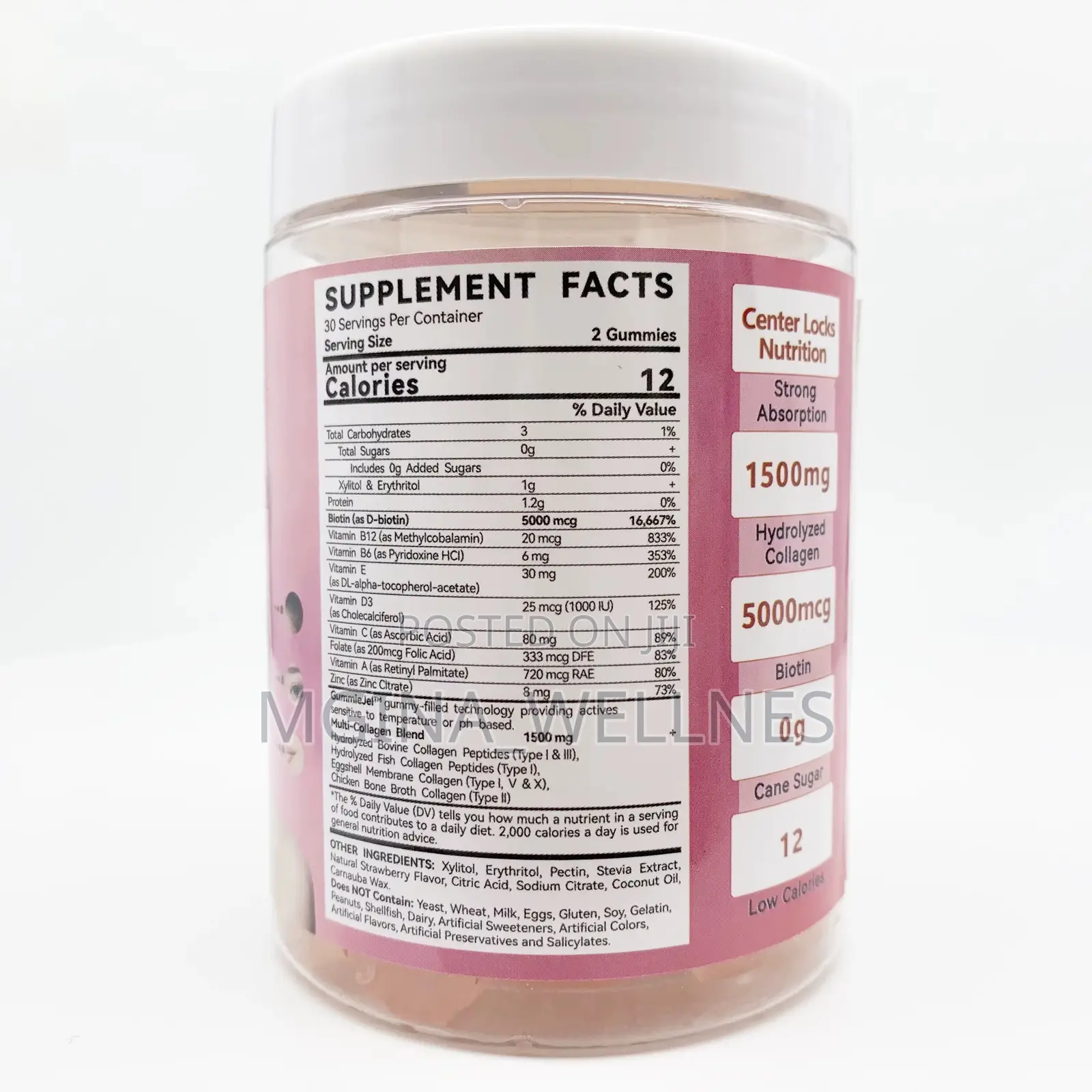 Supreme Glow Collagen Gummies for Skin,Nails,Hairs and Joints