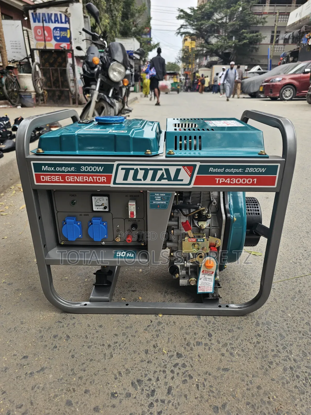 Total Diesel Open Generator 3kva