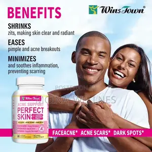 Acne Support Perfect Skin Dietary Supplement Capsules