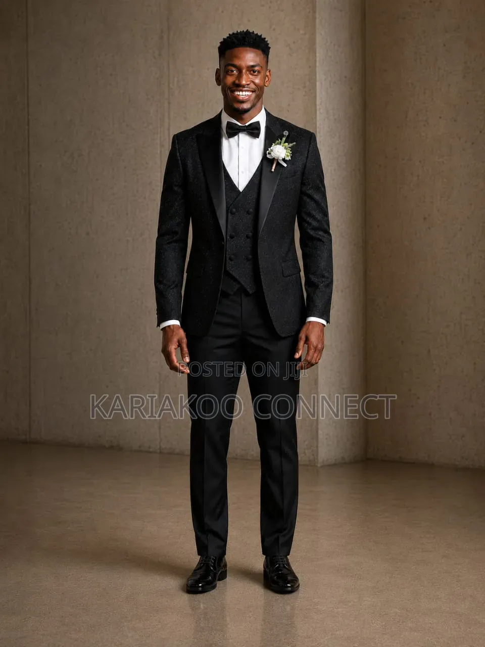 Boss Style Black Suit