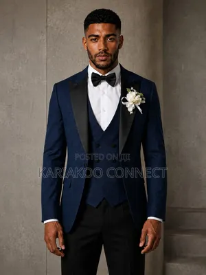 Boss Style Blue Suit