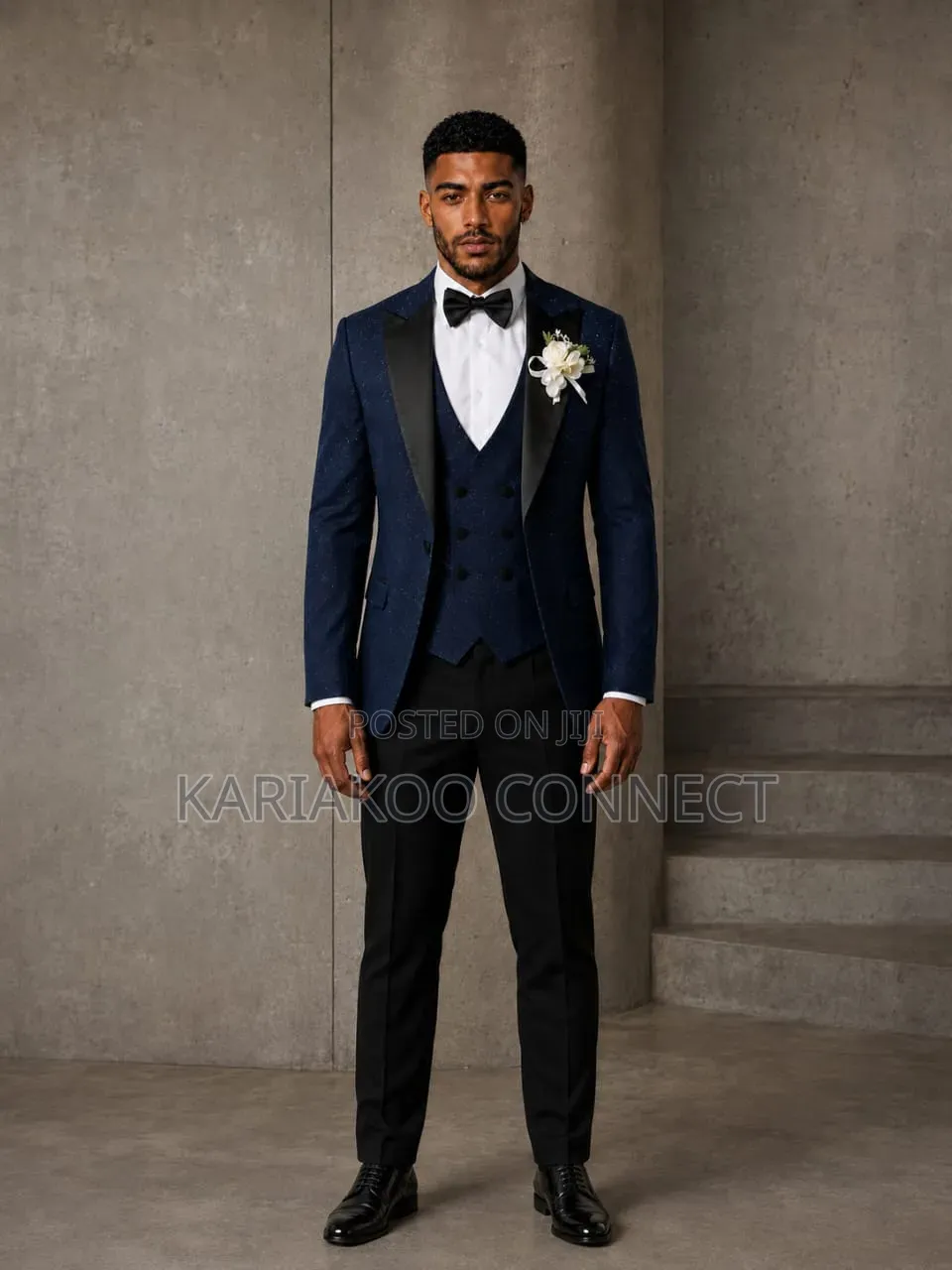 Boss Style Blue Suit