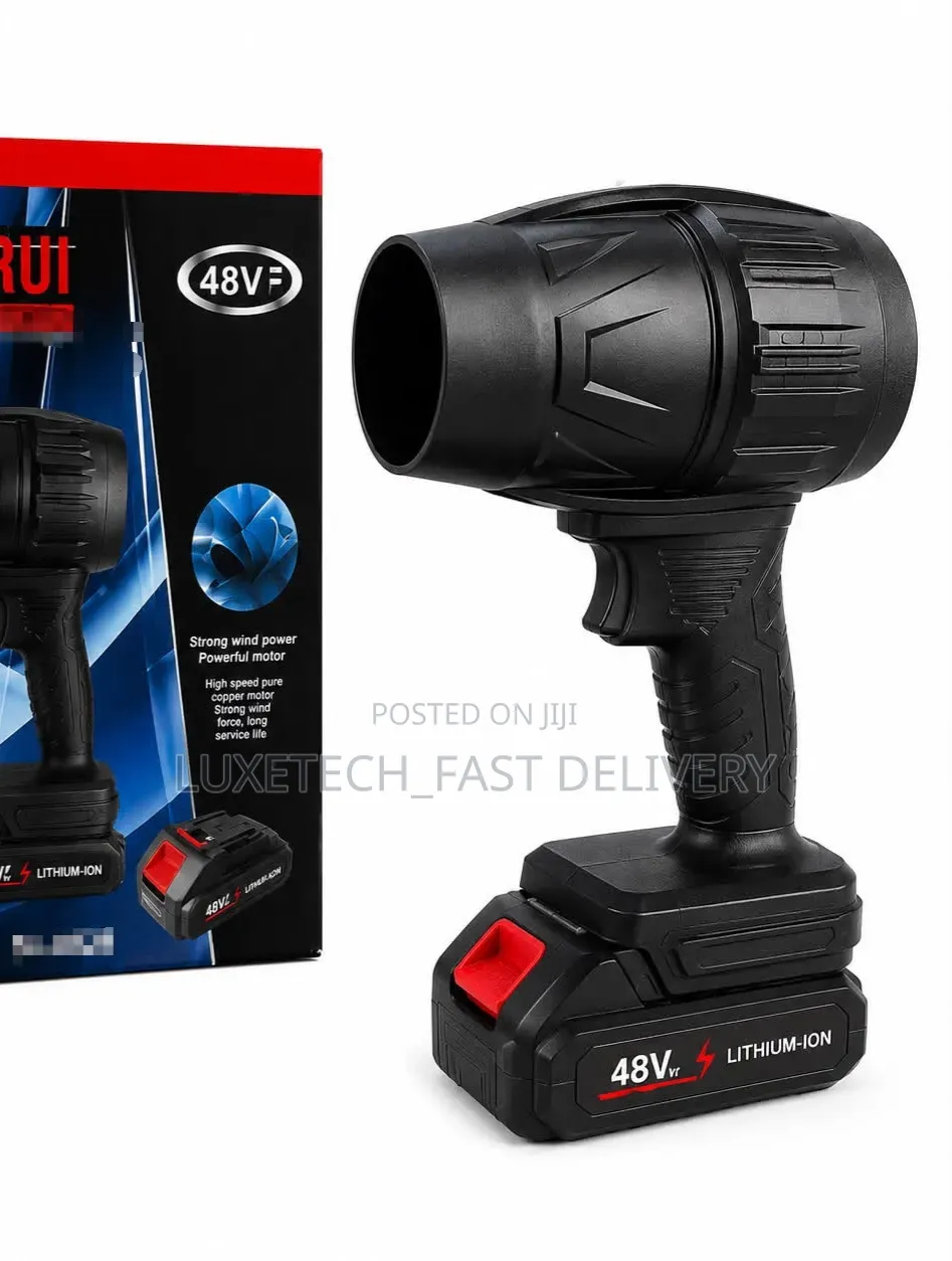Cordless Turbo Air Blower – Rechargeable Lithium Battery Fan