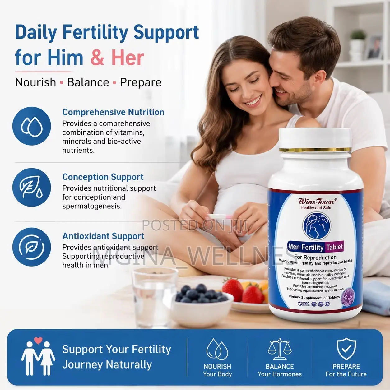 Male Fertility Supplements for Men Fertility