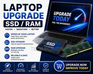 Laptop SSD RAM Upgrade – Faster Performance More Storage