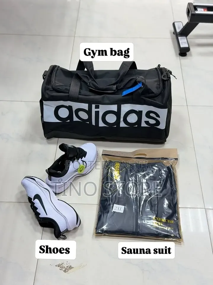 Sauna Suit, Shoes Gym Bag Package