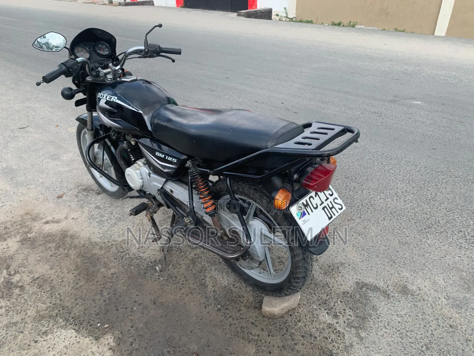 Bajaj Boxer 125 2024 Black