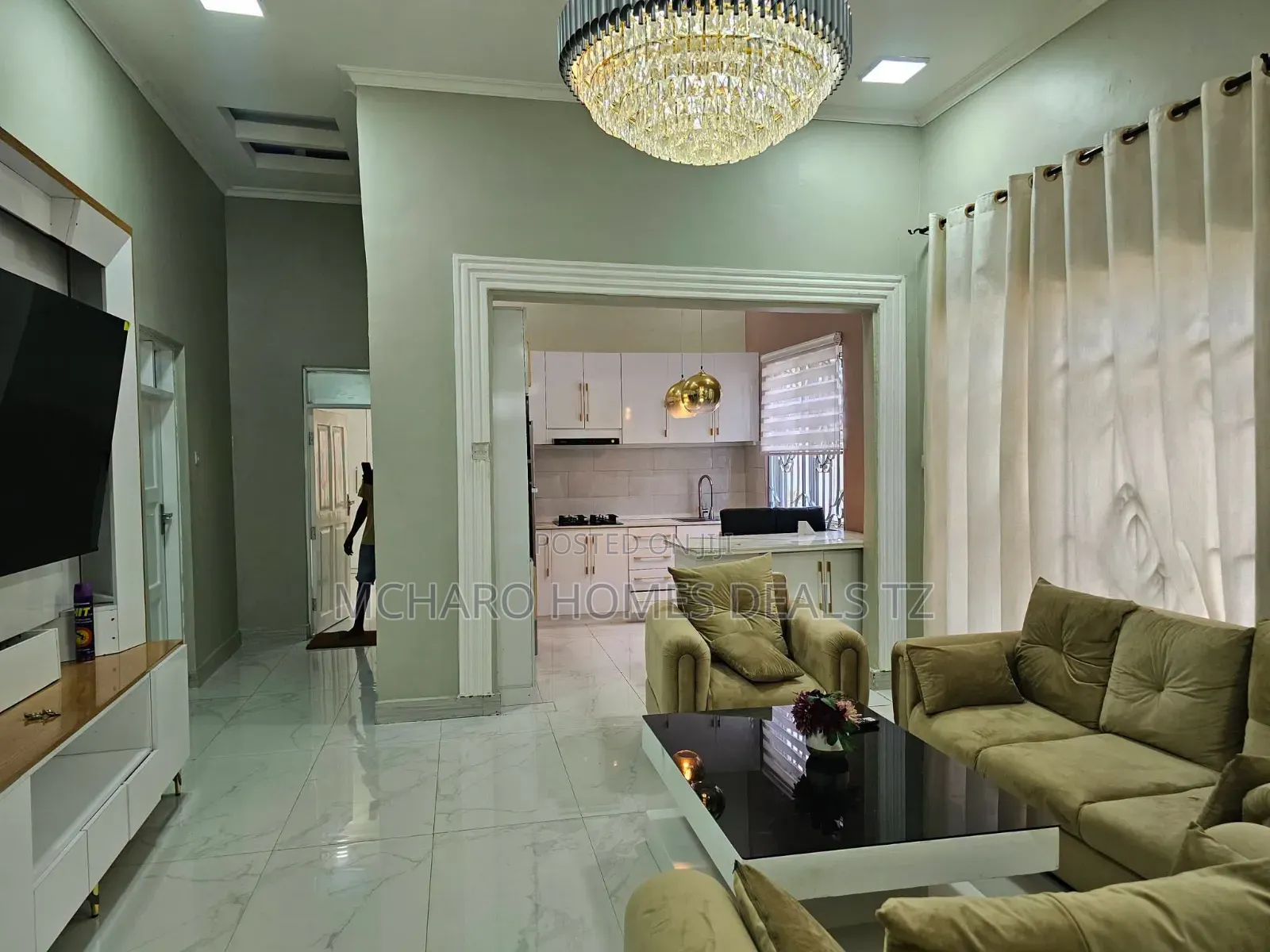 Furnished 2bdrm Bungalow in Mcharo Homes Tz, Kigamboni for rent