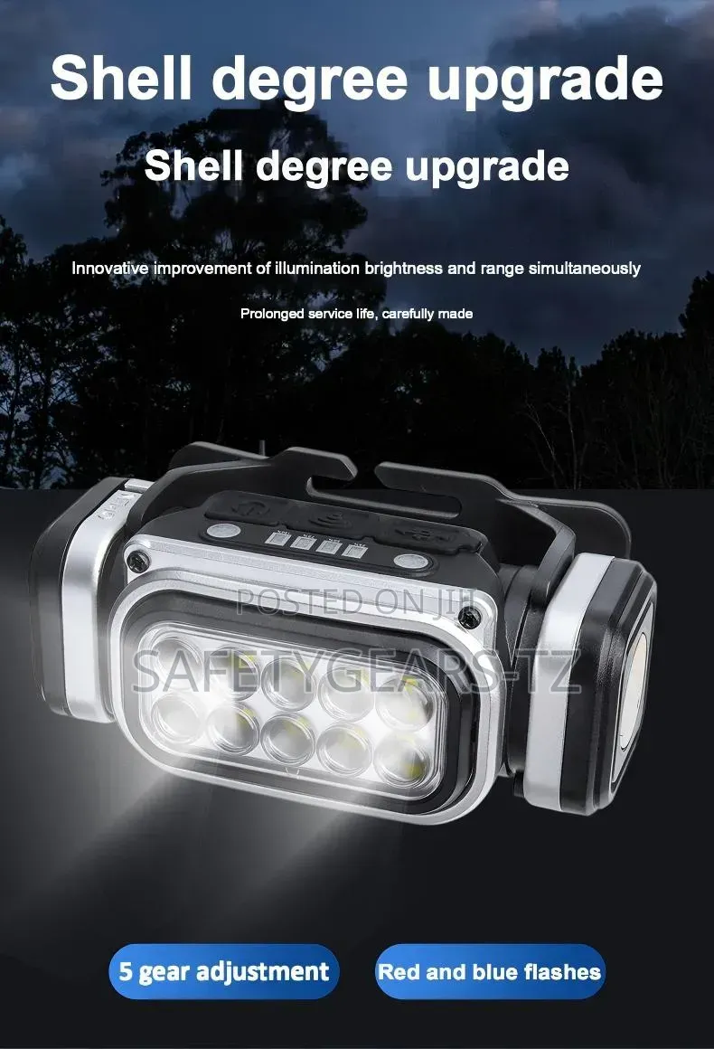 USB Rechargeable Sensor, Waterproof Headlamp