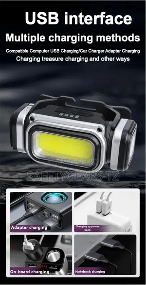USB Rechargeable Sensor, Waterproof Headlamp