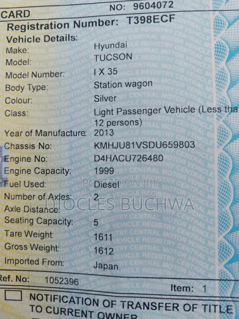 Hyundai Tucson 2013 Silver