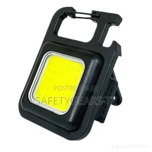 Safety Multifunctional COB Rechargeable Keychain Light