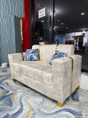 Sofa Ya Watu Wawili Color Cream