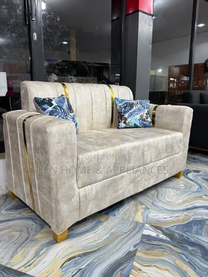 Sofa Ya Watu Wawili Color Cream